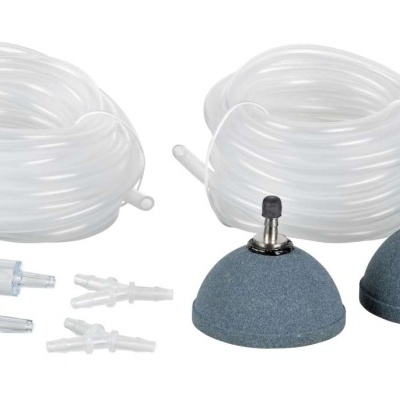 kit de acessórios para aquário com pedras de ar e mangueiras