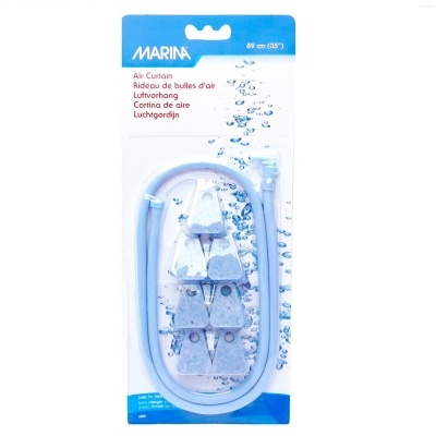 Pacote de ar comprimido MARINA com tubo branco e difusores triangulares