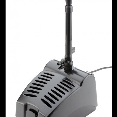 Bomba de água submersível preta com tubo ajustável