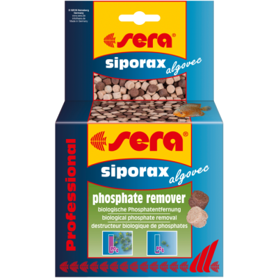 Embalagem do produto Sera Siporax Algovec phosphate remover para aquários