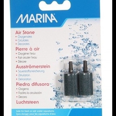 Pedras de ar pretas para aquários, embalagem MARINA