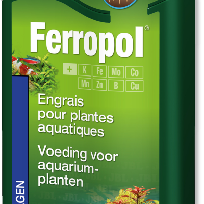 Embalagem verde de fertilizante líquido para plantas aquáticas JBL Ferropol.