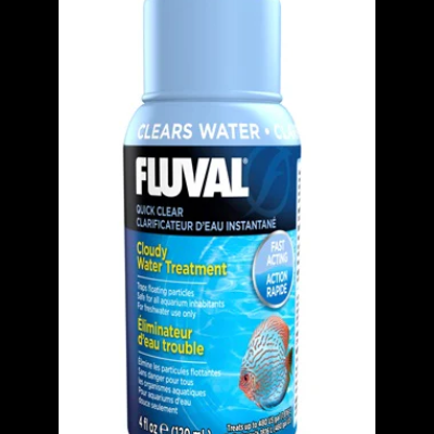 Garrafa azul de tratamento de água Fluval Quick Clear para aquários