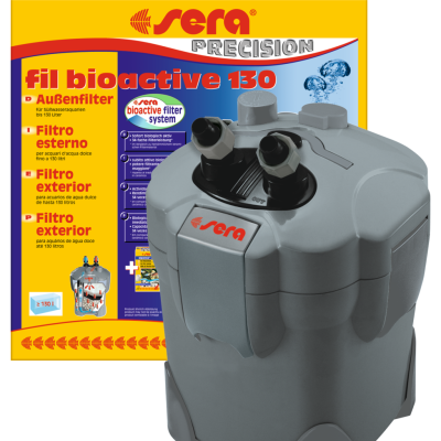 Filtro externo para aquário Sera Precision fil bioactive 130 cinza