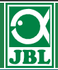 Logótipo verde e branco da marca JBL com um peixe estilizado