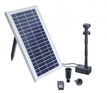 Conjunto painel solar e bomba de água com controle remoto