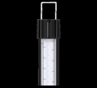 Lanterna LED portátil com haste metálica extensível