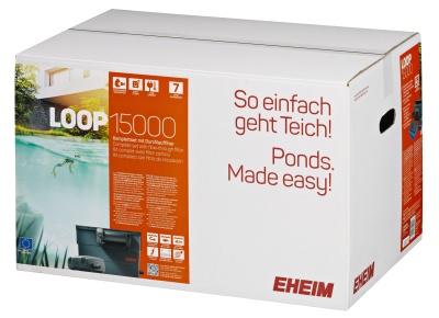 Caixa do produto EHEIM LOOP 15000 para manutenção de lagoas