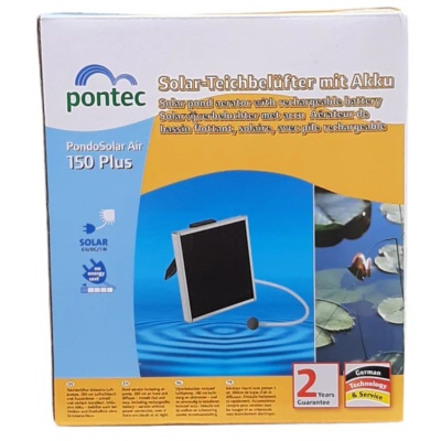 Embalagem de aerador solar para lagoas Pontec PondoSolar Air 150 Plus