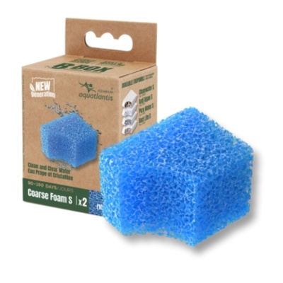 Bloco de espuma grossa azul para aquários e embalagem de cartão