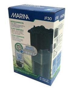 Filtro interno para aquário MARINA JF50 na sua embalagem