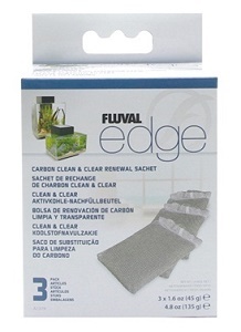 Embalagem de saldeete Fluval Edge de carboneto para limpeza