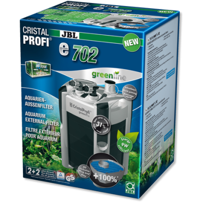 Embalagem filtro externo para aquário JBL CristalProfi e702 greenline