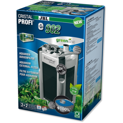 Filtro externo para aquário JBL CristalProfi e 902 greenline em caixa azul