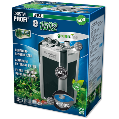 Caixa do filtro externo para aquário JBL CristalProfi e1502 greenline