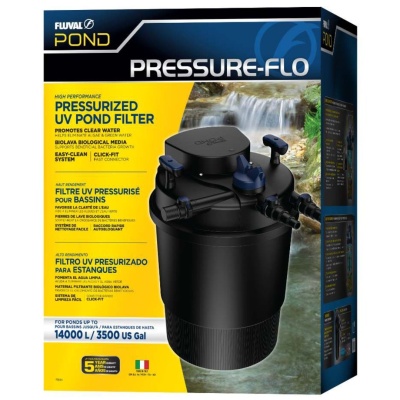 Caixa de filtro de lagoa pressurizado UV Fluval Pond Pressure-Flo