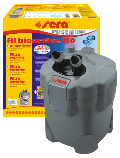 Filtro externo para aquário Sera Precision fil bioactive 130 cinza