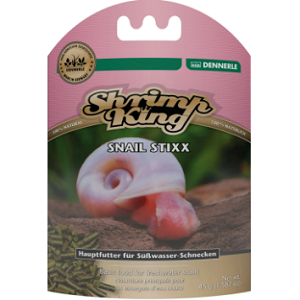 Shrimp King Snail Stixx 40g Embalagem de alimento para caracóis de água doce Shrimp King Snail Stixx