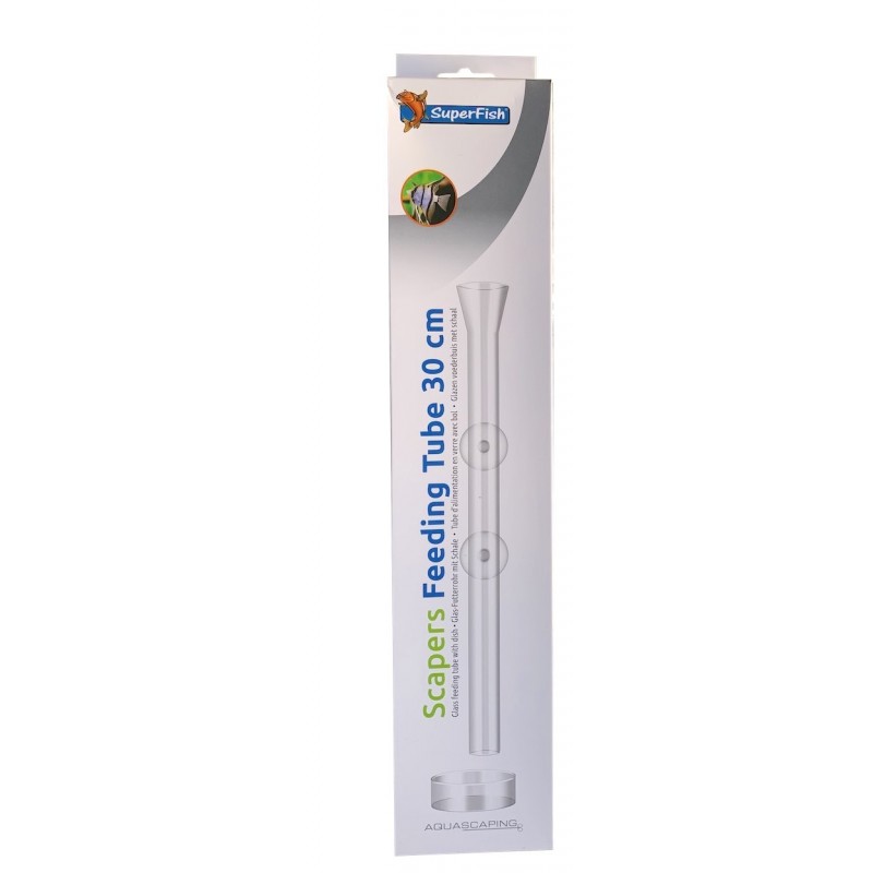 Caixa do tubo de alimentação para aquários SuperFish de 30 cm com ventosas