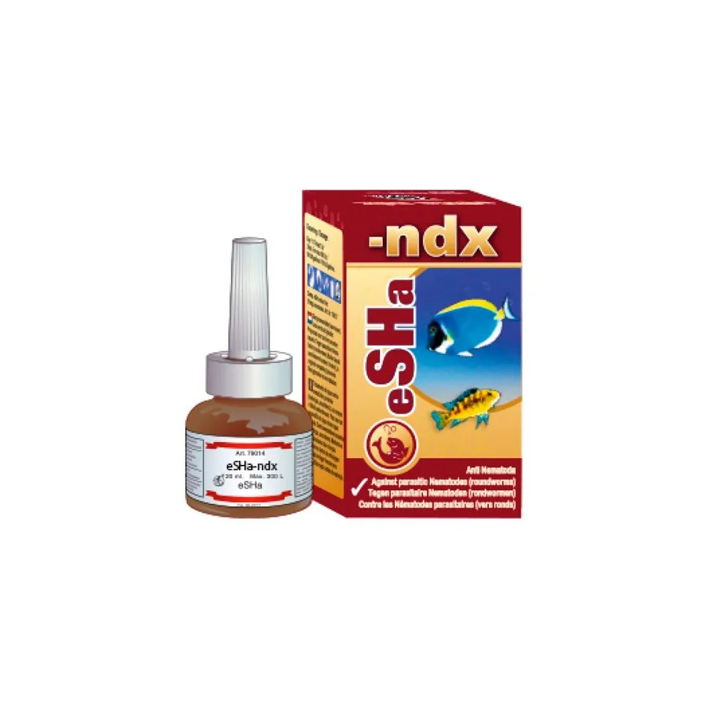 Medicamento eSHa-ndx anti nematoda para peixes