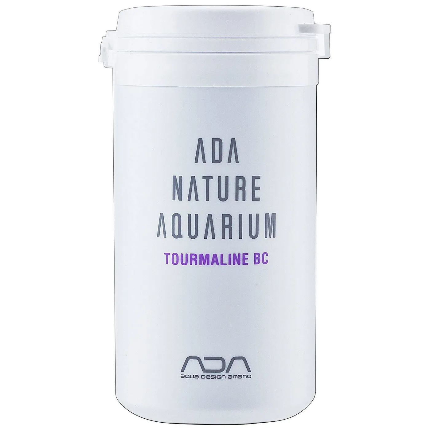 Frasco branco com texto ADA Nature Aquarium Tourmaline BC