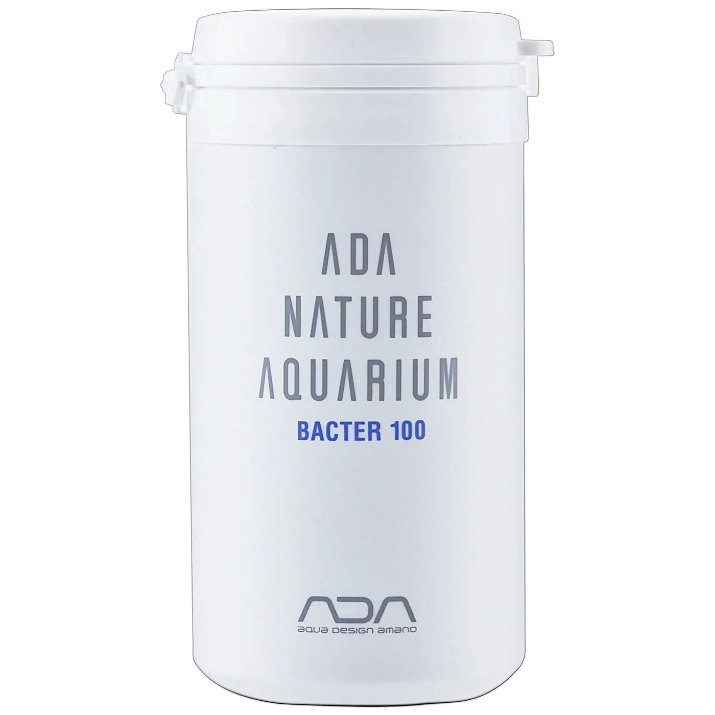 Recipiente branco ADA Nature Aquarium Bacter 100 com tampa