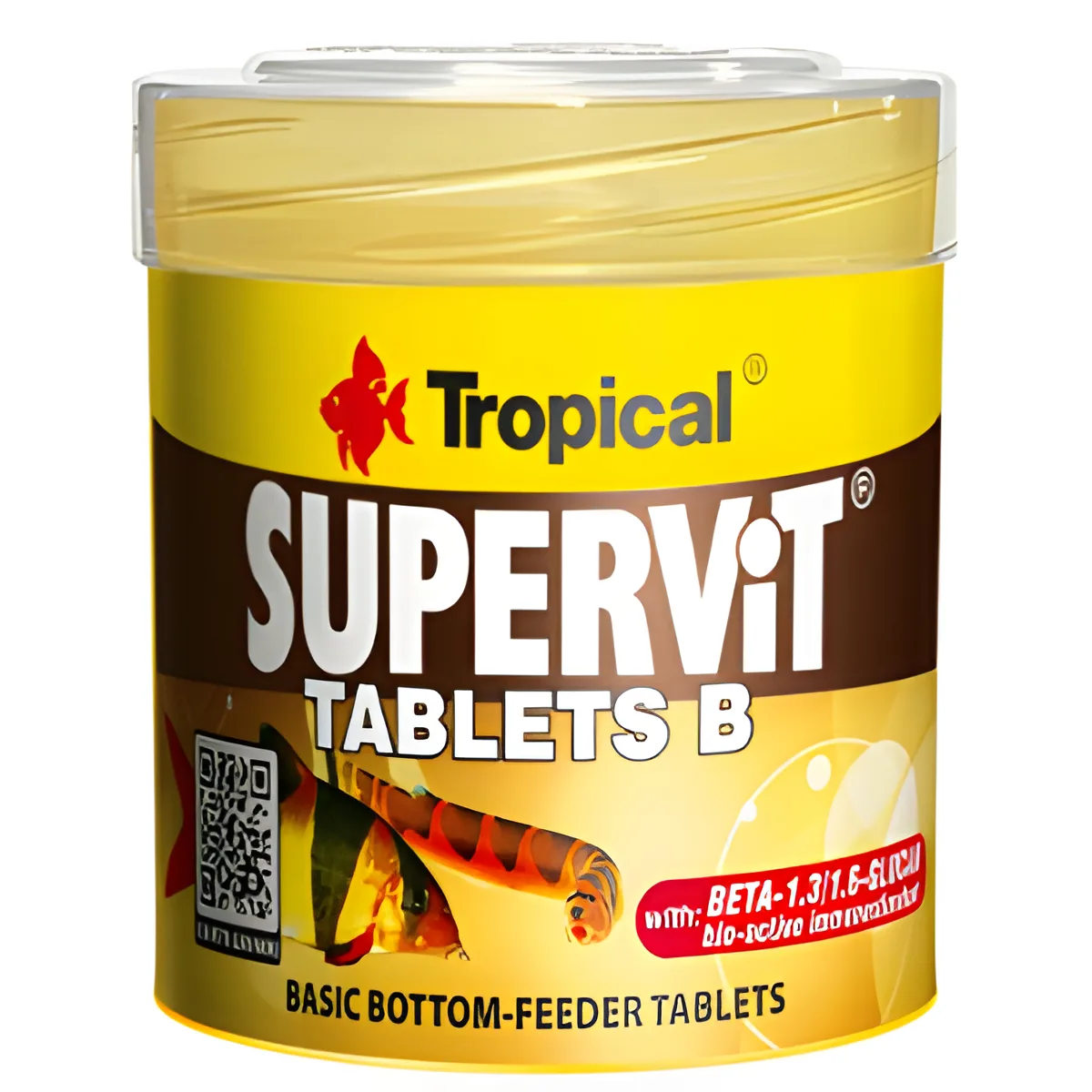 Embalagem de tablets para peixe Tropical Supervit Tablets B