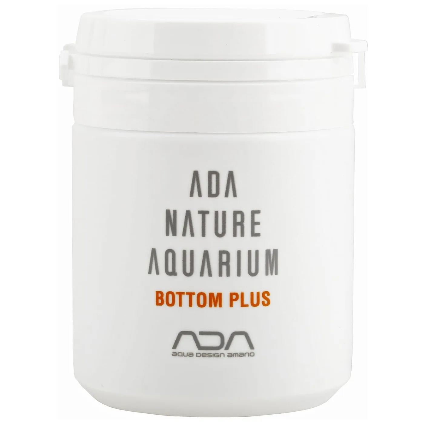 Embalagem plástica branca com texto ADA NATURE AQUARIUM BOTTOM PLUS e logo ADA