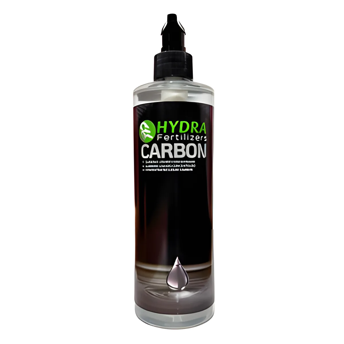 Frasco plástico transparente de fertilizante líquido HYDRA Fertilizers CARBON