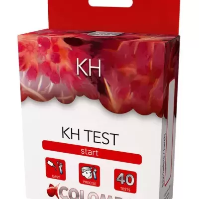 Caixa de teste KH TEST start branca e vermelha da COLOMBO com 40 testes