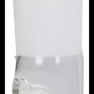 Frasco de vidro transparente com tampa esférica