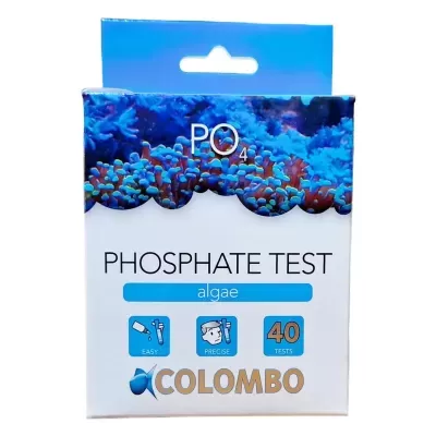 Caixa de teste para fosfatos COLOMBO para 40 testes