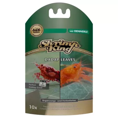 Embalagem verde de suplemento alimentar para camarões Shrimp King Dadap Leaves
