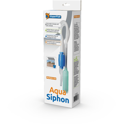 Embalagem de sifão para aquário Aqua Siphon da SuperFish