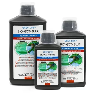 Frascos de EASY-LIFE BIO-EXIT BLUE AQUARIUM SOIL FIXER para aquários