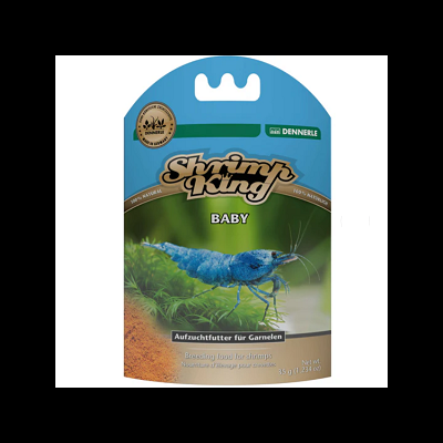 Embalagem Shrimp King BABY alimento para camarões com camarão azul