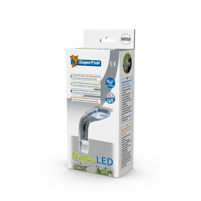 Embalagem branca de luz LED para nano aquário SuperFish Nano LED