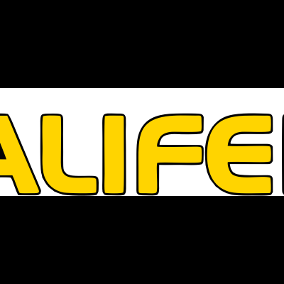 Logótipo da marca Salifert em amarelo