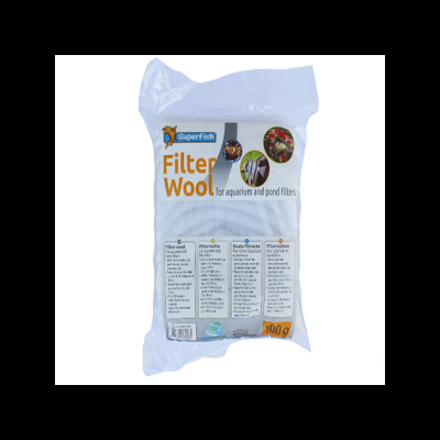 Pacote branco de Filter Wool SuperFish para filtros de aquário e lagoa