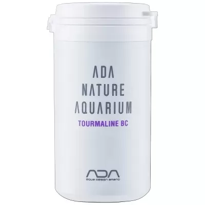 Frasco branco com texto ADA Nature Aquarium Tourmaline BC