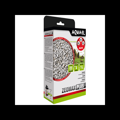 Caixa de filtro médio natural ZEOMAX PLUS AQUAEL 1 litro para aquários