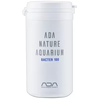 Recipiente branco ADA Nature Aquarium Bacter 100 com tampa