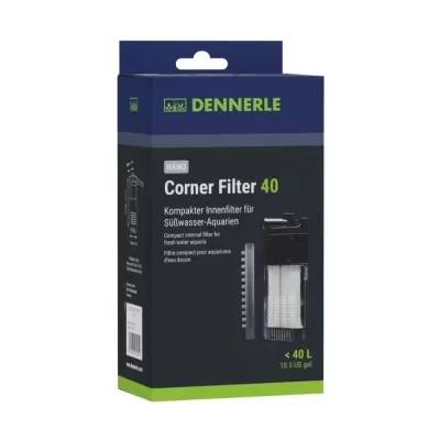 Caixa de filtro interno para aquários Dennerle Corner Filter 40