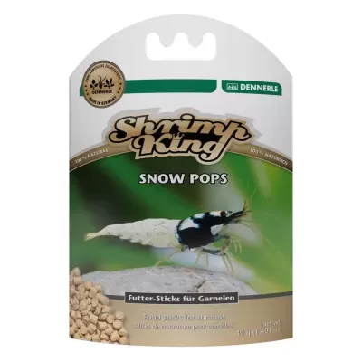 Embalagem de rações Shrimp King Snow Pops para camarões