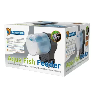 Embalação do alimentador automático para peixes SuperFish Aqua Fish Feeder