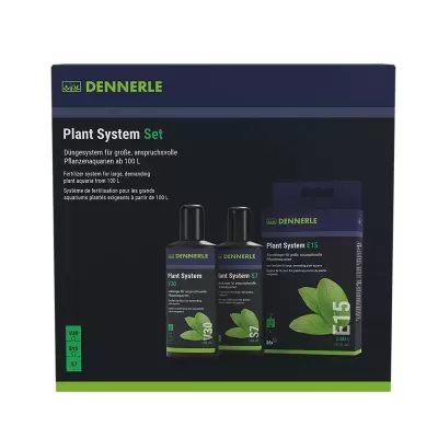 Conjunto de fertilizantes líquidos para aquários plantados DENNERLE