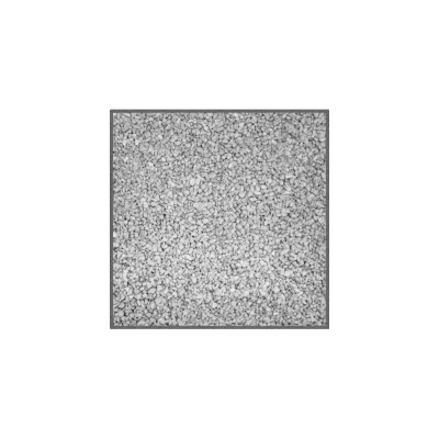 amostra quadrada de cascalho decorativo cinza