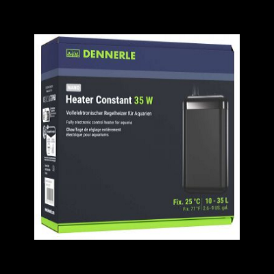 Embalagem do aquecedor para aquário Dennerle Nano 35 W