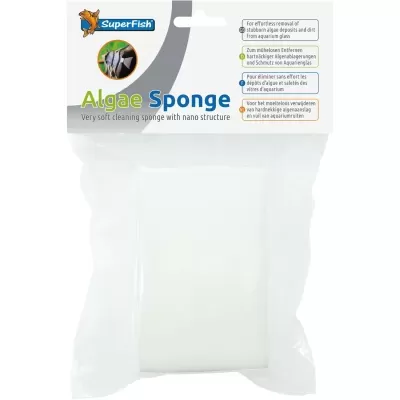 Esponja branca para algas com embalagem SuperFish