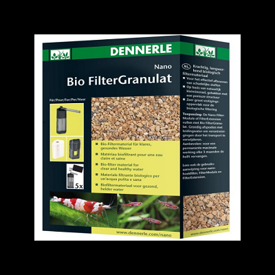 Caixa DENNERLE Nano Bio Filter Granulat com granulados biológicos para filtro de aquário